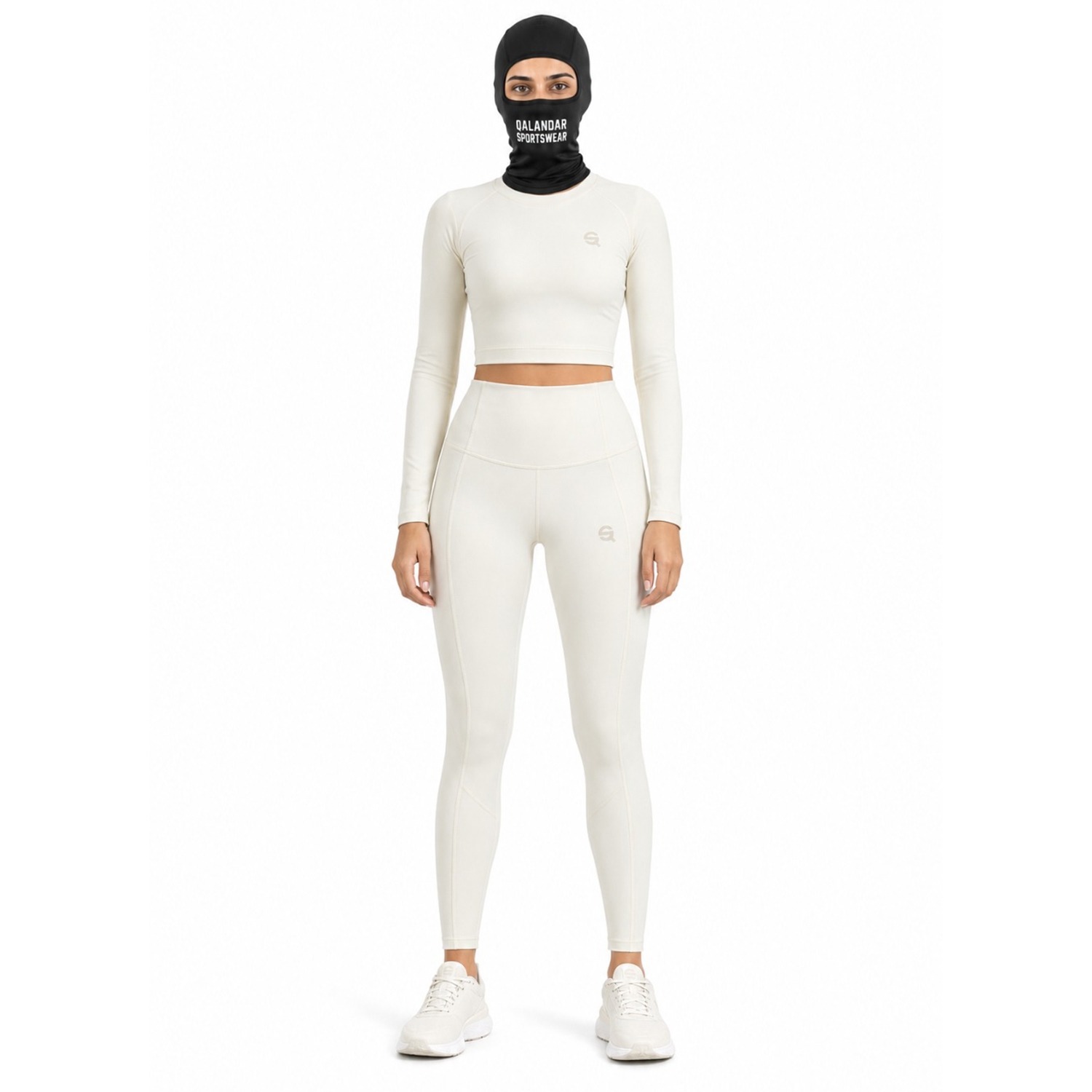 Long-Sleeve Crop Top & Leggings Set